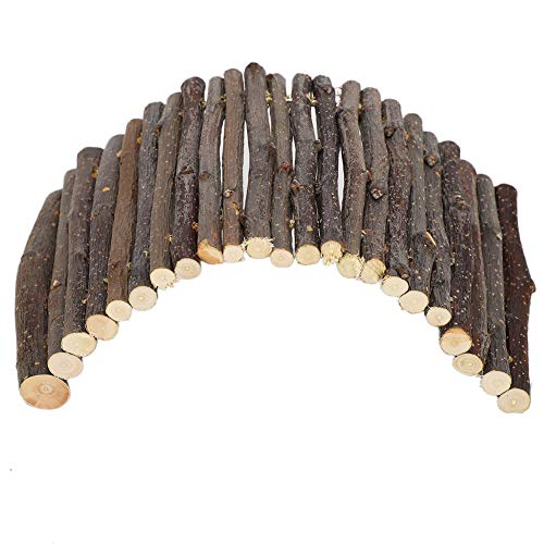 aqxreight Holzbogen B Hamster Leiter SM Anim -Haustier Accessoiresl Pet Arch Bridhamster Arch Bridhamster Leiterwaren Hamster Arch Bridgewooden Arch Bridge Der Baubogen Hilft (S) von aqxreight