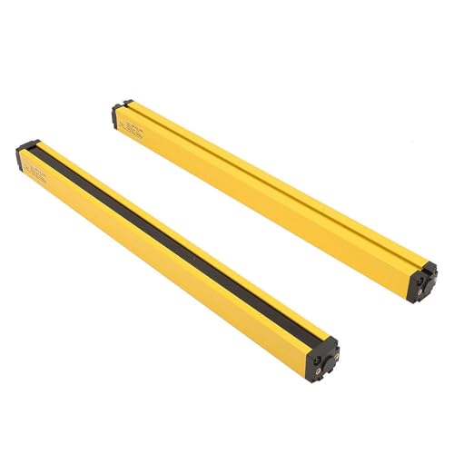 aqxreight Leichtes Vorhang Leichtes Gittersicherheitsgerät DC24V Interferenz-Aluminium-Hoch- und 3-Lebenswerkzeugmaschine für Legierungsverpackungsleitungen (10 Balken (BEM1040-30NB)) von aqxreight