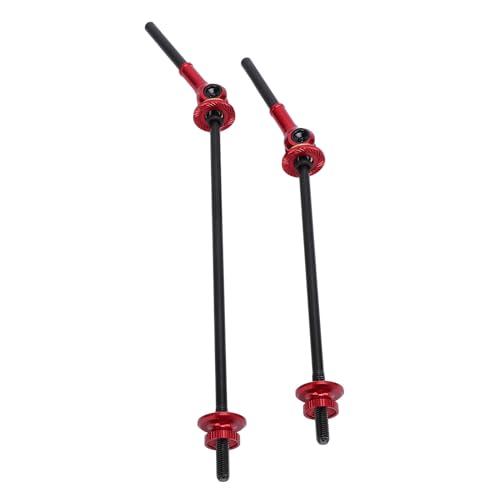 aqxreight Leichtes Zyklus Schnellfreisetzungsspieß mit Kohlefasergriff für - und Straßenräder (Rot) von aqxreight