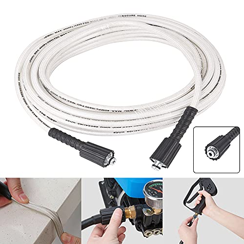 aqxreight M22 Weiblich zu M22 Weiblicher Druckreinigungsreiniger Schlauchstrahl -Waschverlängerung Festigkeit mit. Pre -Waschhosem22 Bis Waschen von Hosesex Waschmaschine HOSHER HASHING EXTRADE (8m) von aqxreight