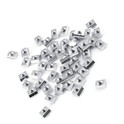 aqxreight Plattierter Kohlenstoffstahlhammer -Kopf -Schlitzmutter für Aluminiumbefestigung (Europäisches Standardmodell 20-M4) von aqxreight