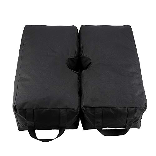 aqxreight Quadratschirme Basis Sandgewichtsbag für Terrassenschirme Hochleistungssandsack - mit Großer Füllöffnung Tragbares Faltbares 2 -teiliges Design von aqxreight