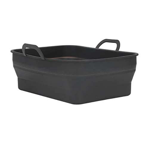 aqxreight Silikonkocher -Topf Rechteckige Fritteuchsen -Liner Tablett Ersatz für Küchenkochzubehör oder Nicht Ist Zubehör. Silikon Fryer Linersilicon Kocher Potsilicon Frittyer (BLACK) von aqxreight