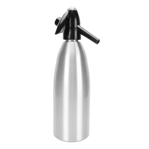 aqxreight Soda Siphon 1L Aluminium & Plastik mit Funkelnden Wassermacher und Leicht Kohlensäurehaltiges Wasser -DIY -Cocktail für Home Bar und Außengebrauch Machen von aqxreight