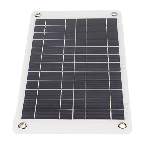 aqxreight Solarpanel 12V 8.5W Monokristalline Silizium Halb Flexibel mit Clamp/Holder für die Verwendung Im Freien von aqxreight