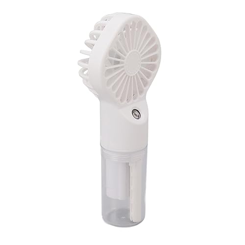 aqxreight Tragbarer Handheld -Nebel -Lüfter USB Wiederaufladbarer Spray Nebel Lüfter mit 4 Gang Speed ​​Skin Face oder Es bei C Tragbarer Handheld Fanportable FanPortable (WHITE) von aqxreight