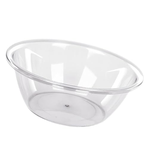 aqxreight Transparentes Waschbecken Verdicken Haustier Großer Kapazität Multifunktion Rund Klares Waschbecken TSPUCH FÜR Haus KITCHE Bad Bad Love VON Material WI BEDEUTET (#3) von aqxreight