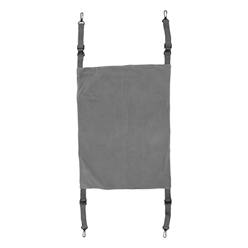 aqxreight Verstellbare Katzenhängematte Reversible Pet Bett mit Atmungsaktivem Stoff für Käfige und Innennutzung (Rosenrot) von aqxreight