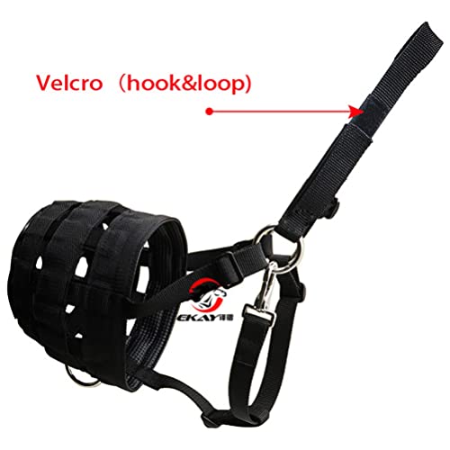 aqxreight Weidelement Mündung Komfort Ausgekleideter Dienst Waffel Nylon Reitausrüstung mit Haken und Befestigungshalter (Rot #25) von aqxreight