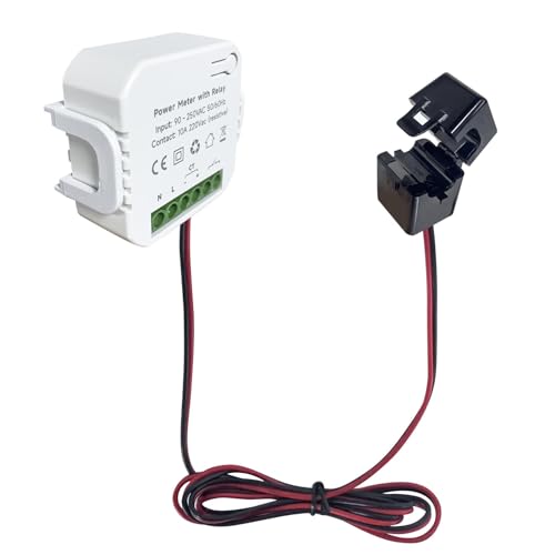 aqxreight WiFi Energy Einphase -Klemme Elektrizitätsmessgerät mit 200A CT -Stromtransformator für Ein Verstärktes Energiemanagement aqxreight WiFi Energy Einphase -Klemme Elektrizitätsmessgerät mit 200A CT -Stromtransformator für Ein Verstärktes Energiemanagement von aqxreight