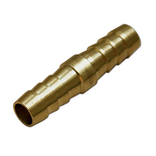 10 mm Druckluft Schlauchverbinder Stecknippel Messing Druckluftanschluss Schlauchtülle von Arbeitsbedarf24