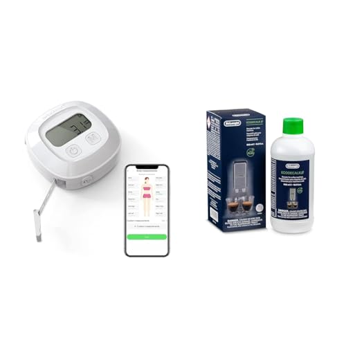 arboleaf Smart Körperumfangmaßband mit App, Bluetooth-Maßband für Körpermaße & De'Longhi Original EcoDecalk DLSC 500 – Entkalker für Kaffeemaschinen & Kaffeevollautomaten von arboleaf