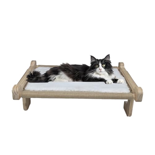 aborishthink Katzen-Fenstersitz-Hängematte für den Innenbereich, einfach zu verstellen und zu montieren, großer Katzenbettsitz für Fensterbank, Nachttisch, Schublade aborishthink Katzen-Fenstersitz-Hängematte für den Innenbereich, einfach zu verstellen und zu montieren, großer Katzenbettsitz für Fensterbank, Nachttisch, Schublade von arborishthink