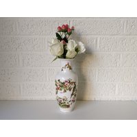 Jgi Shaddy Mino Porzellan Vase | Pfauenblüten Blumen Japan von archipel32