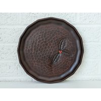 Vintage Kamakura Bori Teller Mit Holly Berry Und Leaf von archipel32