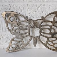 Vintage Leonard Schmetterling Untersetzer Aus Silber von archipel32