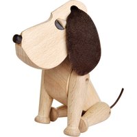 Architectmade - Holzhund Oscar H 13 cm, Buche von Architectmade