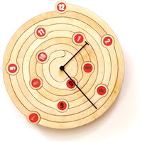 Spiral - Einzigartige Wanduhr Aus Holz von ardeola