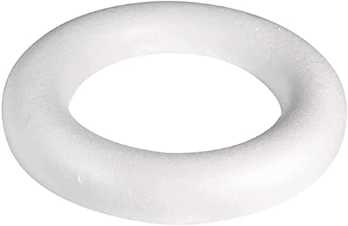 arkCRAFT Festive Polystyrol-Ringe/Kränze (2, 25 cm) von arkCRAFT