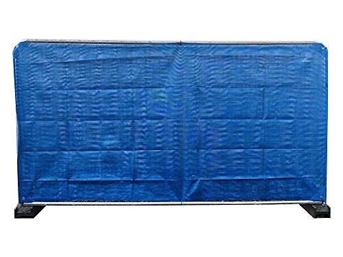 Bauzaunnetz Bauzaun sichtschutznetz für Bauzaun 1,80m x 3,45m blau von arkin Handelskontor