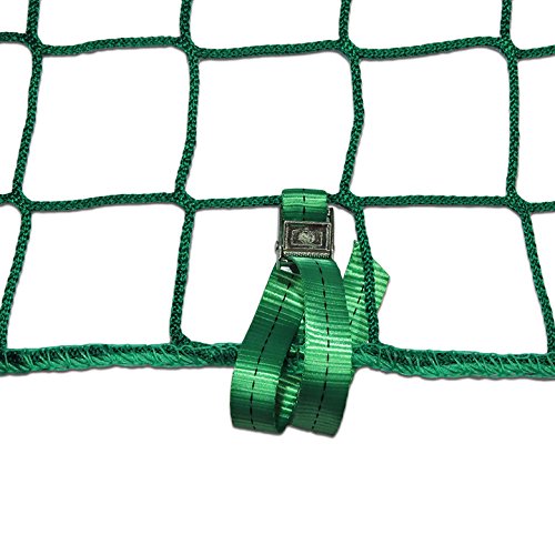 Seitenschutznetz Dachdeckerfangnetz mit angenähten GSV (2 x 10m, grün) von arkin Handelskontor
