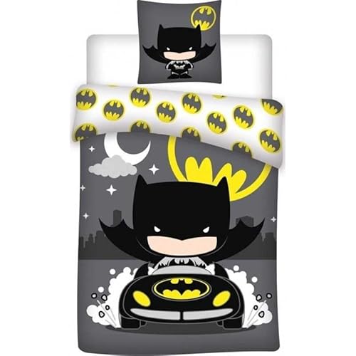 Batman Bettwäsche – 140 x 200 cm mit Kissenbezug Batman (Bettwäsche Batman) von arlis