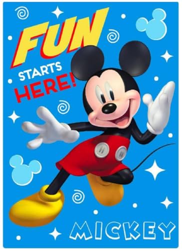 Fleecedecke Mickey Disney 100 x 140 cm (Kuscheldecke Mickey Disney) von arlis