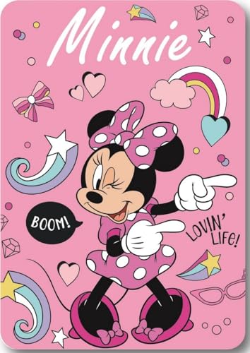 arlis Fleecedecke Minnie Disney 100 x 140 cm (Decke Minnie Disney – A) von arlis