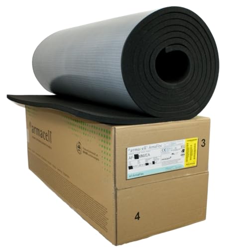 Armacell Armaflex AF 19EA 19mm selbstklebende Platte Isolierplatte Kautschuk-Platten Dämmmatten Autodämmung, Wohnmobil- und Rolladendämmung Isolierung von Fahrzeugen Camperausbau 19mm x 50cm x 100 cm von armacell