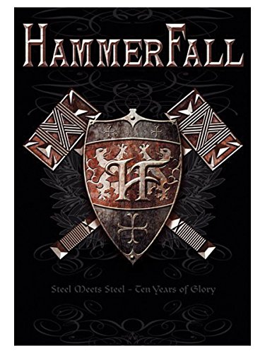 Hammerfall Poster Fahne Steel Meets Steel von armardi