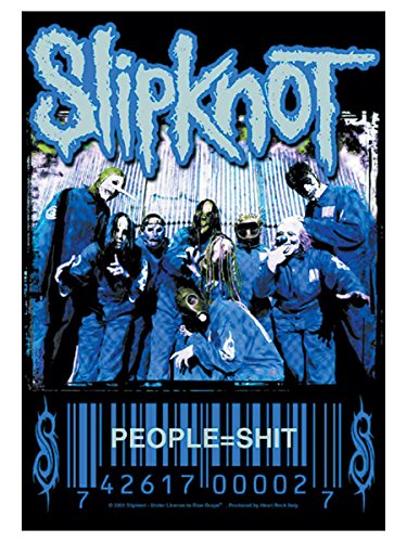 Armaradi Poster Fahne Slipknot People Shit WANDKUNST von armardi