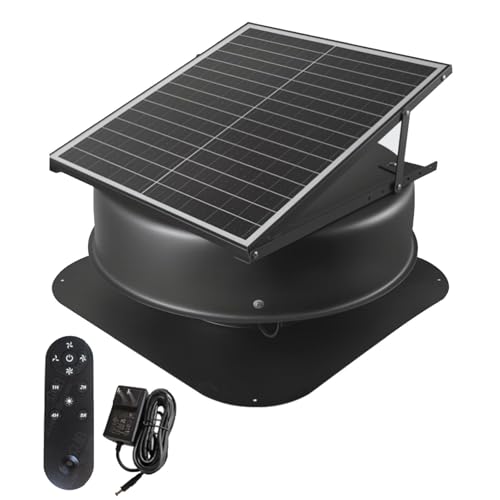 Solar-Dachventilator | Solar-Dachbodenventilator Mit Automatischer Temperaturregelung, Wetterfeste Ausführung, Geeignet Für Dachböden, Gewächshäuser, Carports SolarAtticFanw/Remote Solar-Dachventilator | Solar-Dachbodenventilator Mit Automatischer Temperaturregelung, Wetterfeste Ausführung, Geeignet Für Dachböden, Gewächshäuser, Carports SolarAtticFanw/Remote von aromaoveite