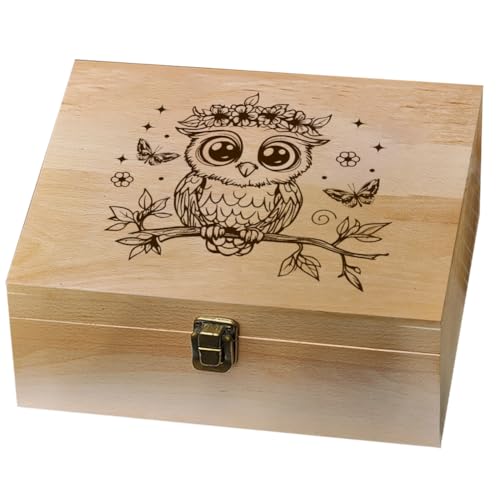 arricraft 1 Stück Erinnerungsbox Aus Holz Erinnerungsbox Mit Eulenmuster Und Klappdeckel Andenkentruhe Mit Tiermotiv Für Souvenirs Bilder Und Briefe 9.6x7.6x4cm arricraft 1 Stück Erinnerungsbox Aus Holz Erinnerungsbox Mit Eulenmuster Und Klappdeckel Andenkentruhe Mit Tiermotiv Für Souvenirs Bilder Und Briefe 9.6x7.6x4cm von arricraft