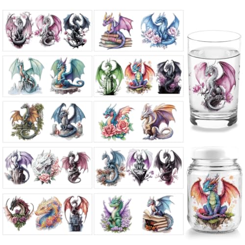 arricraft 10 Stück Drachen UV DTF Cup Wrap Transferaufkleber 10 Stile Transferpapier Mit Fliegenden Tieren Zum Aufreiben PVC Cup Wrap Wasserfeste Abziehbilder Für Schreibtisch Tassen Glas arricraft 10 Stück Drachen UV DTF Cup Wrap Transferaufkleber 10 Stile Transferpapier Mit Fliegenden Tieren Zum Aufreiben PVC Cup Wrap Wasserfeste Abziehbilder Für Schreibtisch Tassen Glas von arricraft