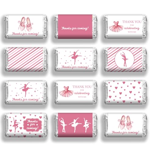 arricraft 120 Stück Dankeschön Geschenkpapier Für Süßigkeiten Rosa Ballett Mini Candy Bar Wrapper Ballett Schuhe Tänzer Und Röcke Bar Label Aufkleber Für Tanz Geburtstag Party Abschlusszeremonie arricraft 120 Stück Dankeschön Geschenkpapier Für Süßigkeiten Rosa Ballett Mini Candy Bar Wrapper Ballett Schuhe Tänzer Und Röcke Bar Label Aufkleber Für Tanz Geburtstag Party Abschlusszeremonie von arricraft