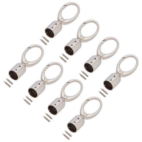arricraft 8 Stück Kordel Endkappe Splittermetall Mit Karabinerverschlüssen Und Schrauben Zum Einkleben Für Halskettenkordeln Quaste Herstellung von Lederschmuck arricraft 8 Stück Kordel Endkappe Splittermetall Mit Karabinerverschlüssen Und Schrauben Zum Einkleben Für Halskettenkordeln Quaste Herstellung von Lederschmuck von arricraft