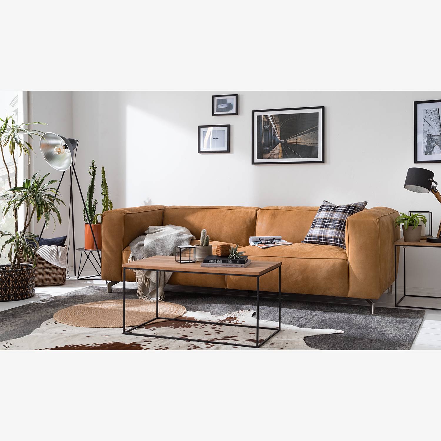 Sofa Pentre (3-Sitzer) Echtleder von ars manufacti