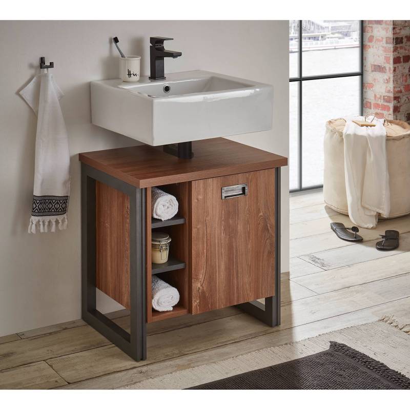 home24 Waschbeckenunterschrank I 61 x 62 x 40cm Braun home24 Waschbeckenunterschrank I 61 x 62 x 40cm Braun von home24