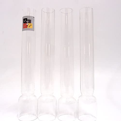 Glaszylinder 223 28 39 mm 2x Petroleumlampe klar Ersatz Kosmos Glaskolben Lampe von art der zeit