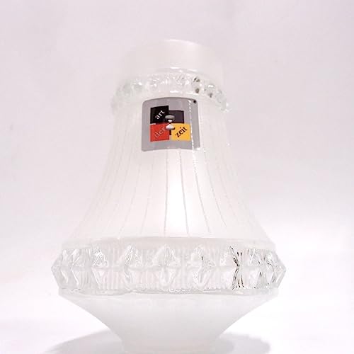 Lampenschirm 165 122 42 mm 2x Glas Ersatzglas Badspiegel Nachttischlampe Vintage von art der zeit