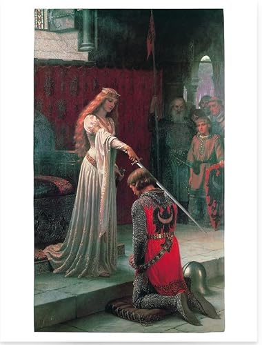 Edmund Blair Leighton Poster/Kunstdruck The Accolade, 1901 60 x 80 cm von art9000