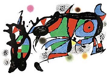 Joan Miró Poster/Kunstdruck Obra de Joan Miro 100 x 70 cm von art9000