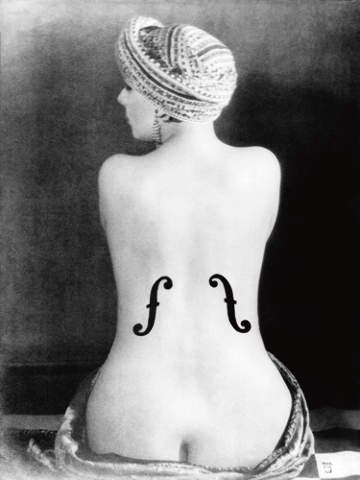 Kunstdruck Poster: Man Ray "Le Violon d´Ingres, 1924" 60 x 80 von art9000