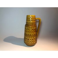 Scheurich, Keramik Krugvase, Mid Century Keramik, West Germany, Modell 416 - 26, Karamellfarben, 70Er, 26cm von artAvintage