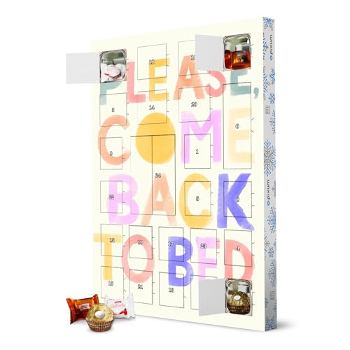 Adventskalender XXL mit Pralinen von Ferrero Bitte komm zurück ins Bett artboxONE Adventskalender Typografie Adventskalender XXL mit Pralinen von Ferrero Bitte komm zurück ins Bett artboxONE Adventskalender Typografie von artboxONE