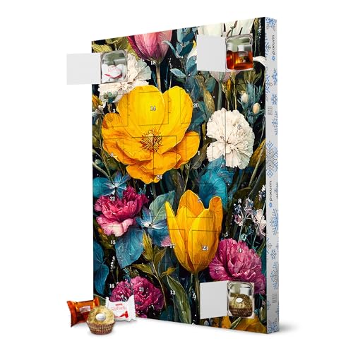 Adventskalender XXL mit Pralinen von Ferrero Gartenblumen L (matart) artboxONE Adventskalender Natur von artboxONE