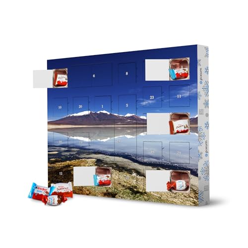 Adventskalender XXL mit Produkten von Kinder® Laguna Colorada Bolivien artboxONE Adventskalender Natur von artboxONE