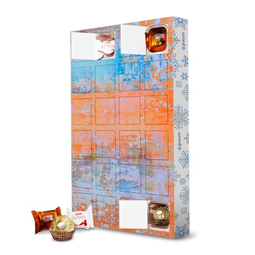Adventskalender mit Pralinen von Ferrero Pinselstriche Beton-Ästhetik artboxONE Adventskalender Natur Adventskalender mit Pralinen von Ferrero Pinselstriche Beton-Ästhetik artboxONE Adventskalender Natur von artboxONE