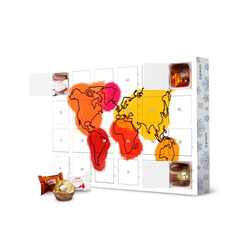 Adventskalender mit Pralinen von Ferrero Weltkarte Lineart artboxONE Adventskalender Reise Adventskalender mit Pralinen von Ferrero Weltkarte Lineart artboxONE Adventskalender Reise von artboxONE