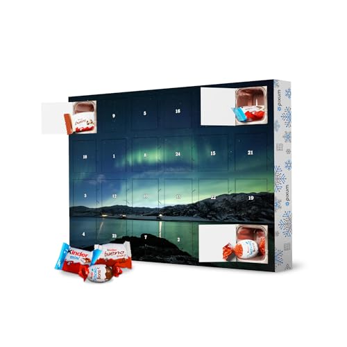 Adventskalender mit Produkten von Kinder® Magic Aurora artboxONE Adventskalender Natur von artboxONE